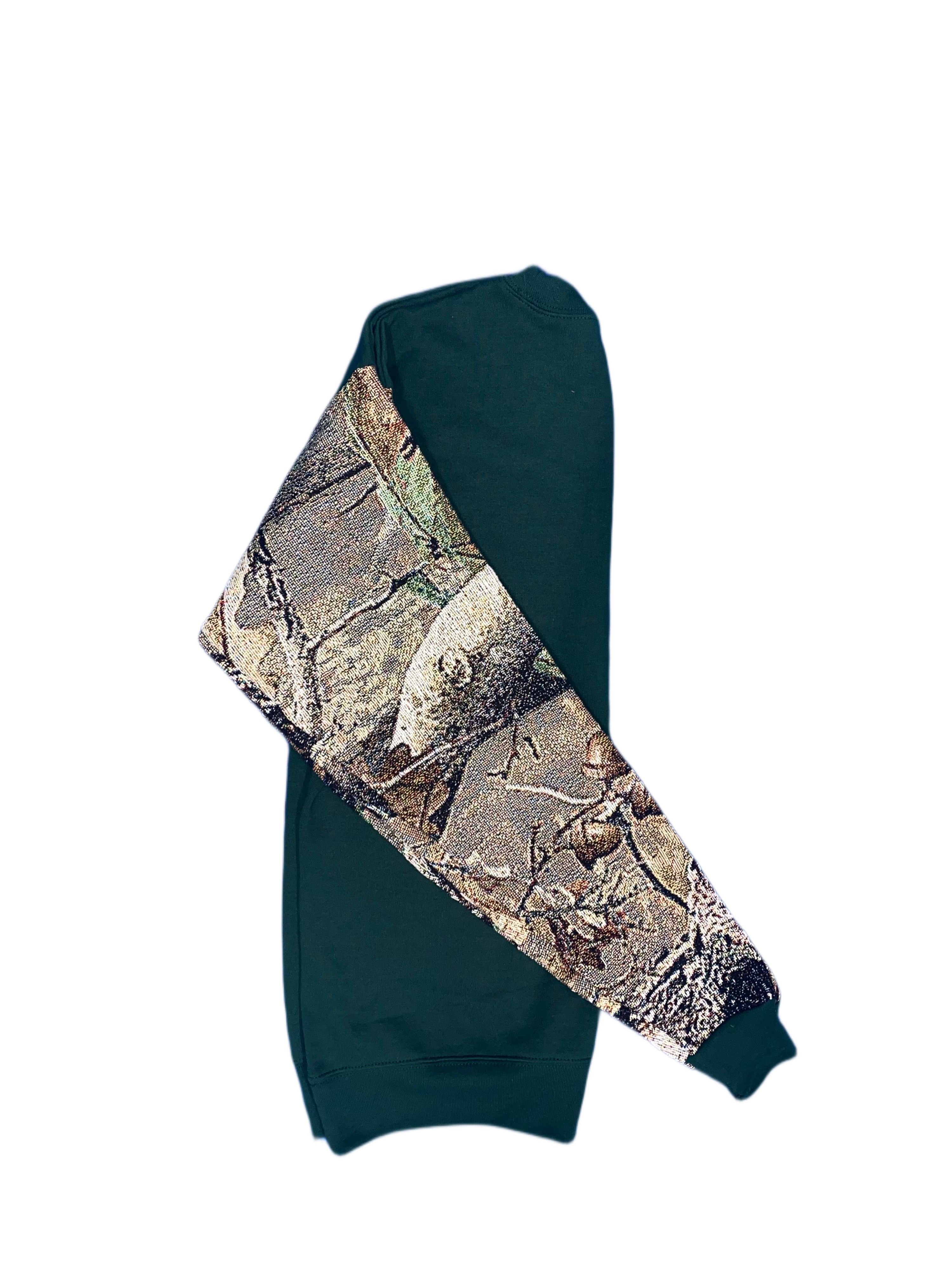 Forest Runner Blanket Sleeves Crewneck