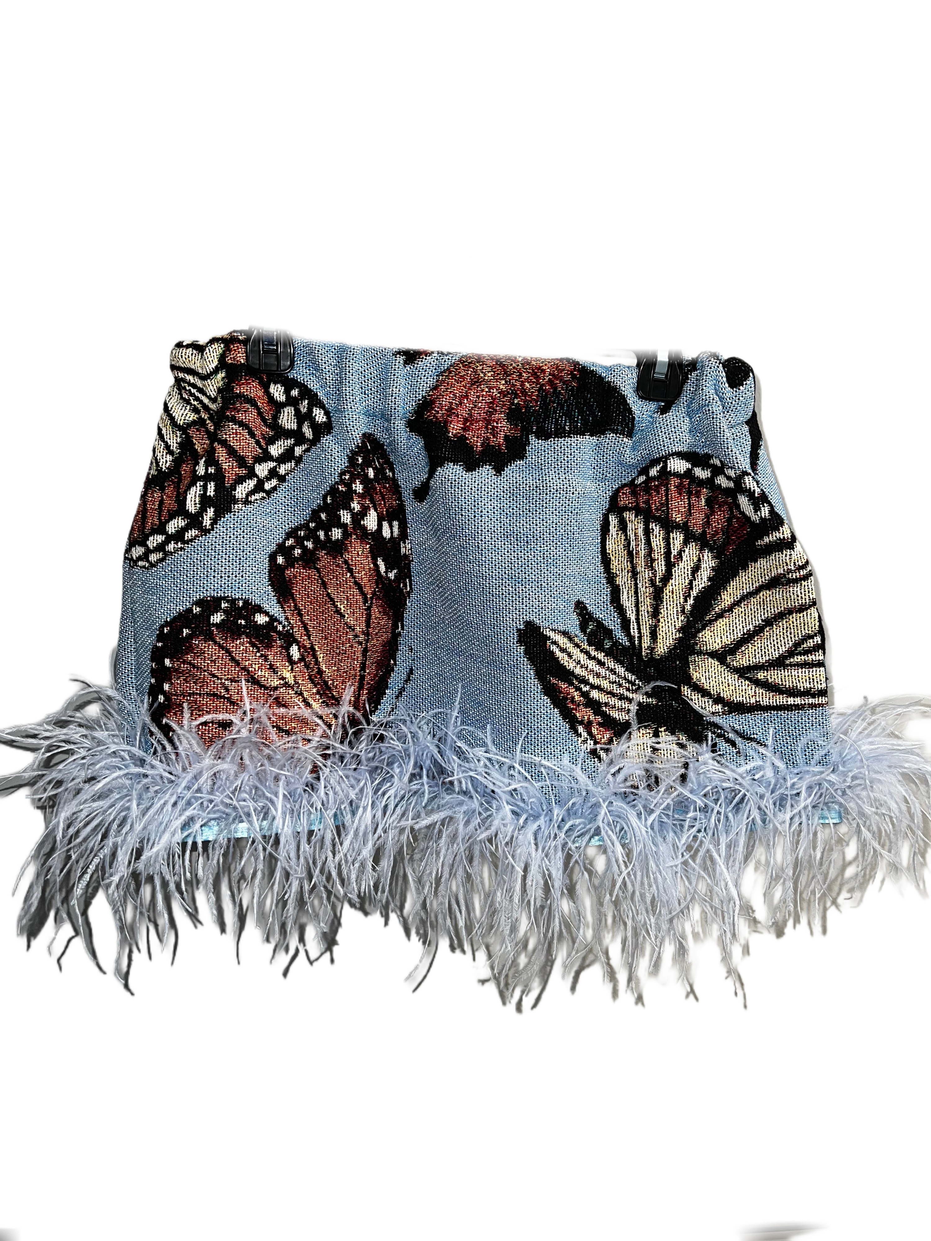 Hard To Catch Feather Skirt