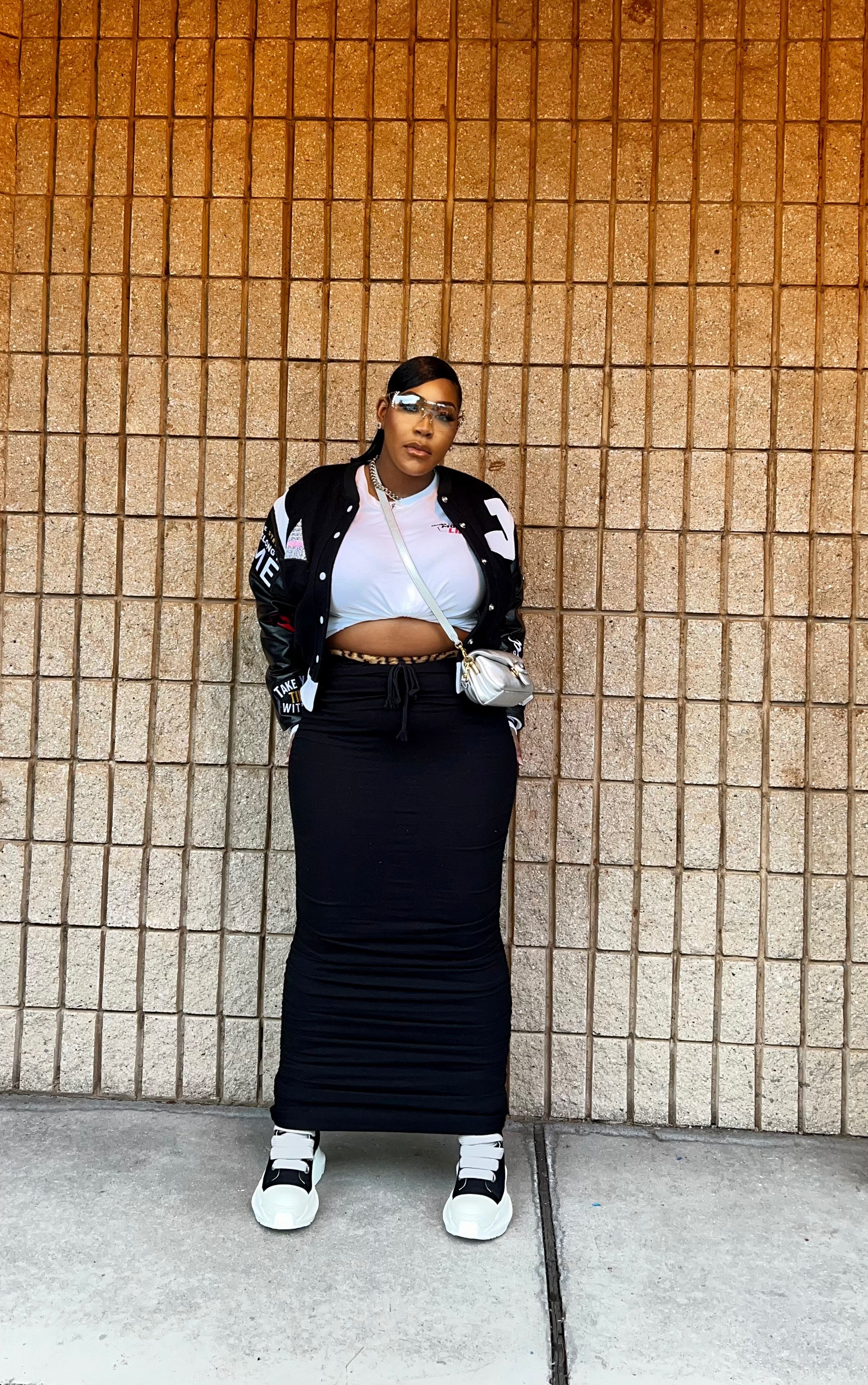 Lover Girl DELUXE Varsity Jacket Black