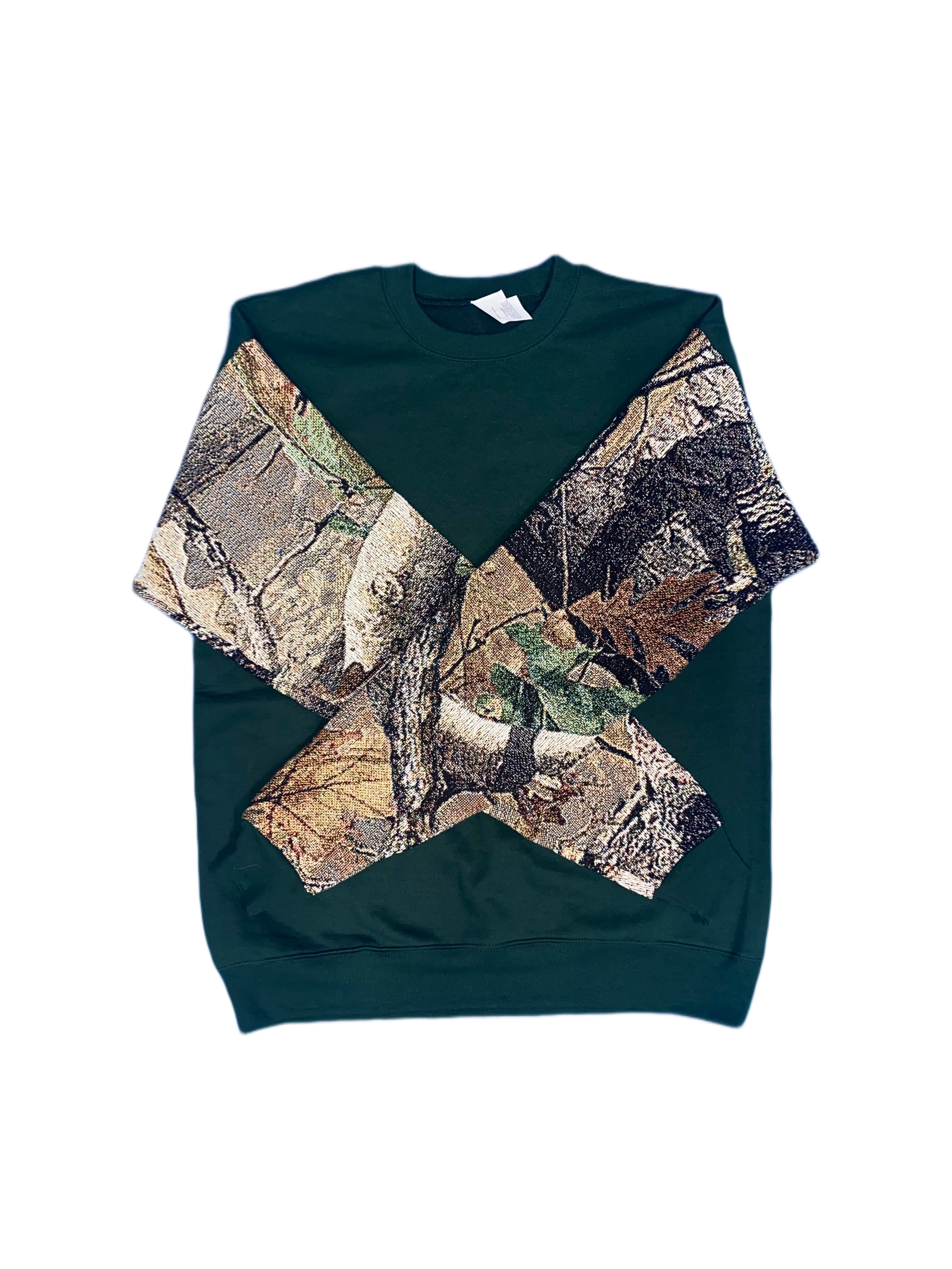 Forest Runner Blanket Sleeves Crewneck