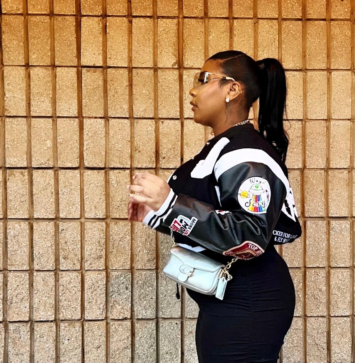 Lover Girl DELUXE Varsity Jacket Black