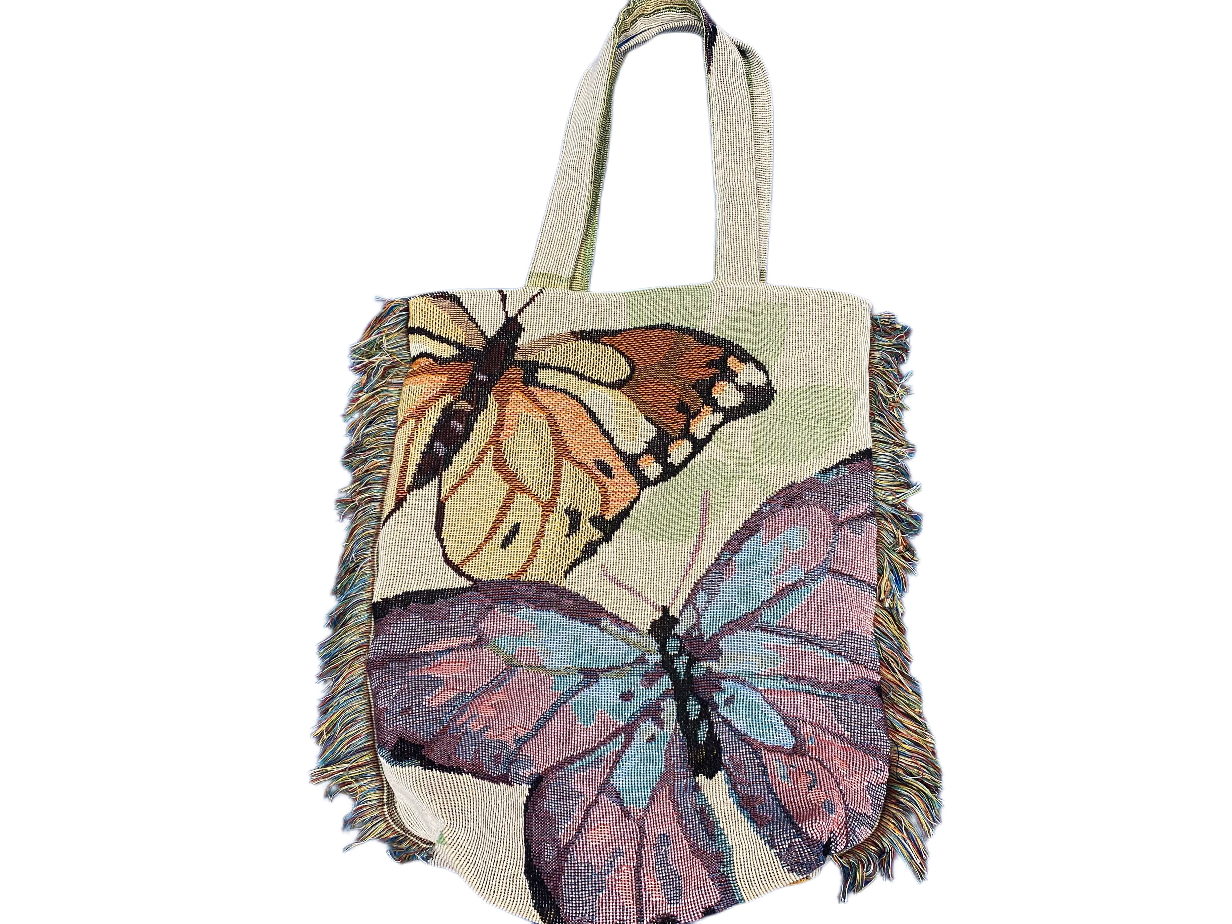 Monarch Madness Blanket Tote Bag