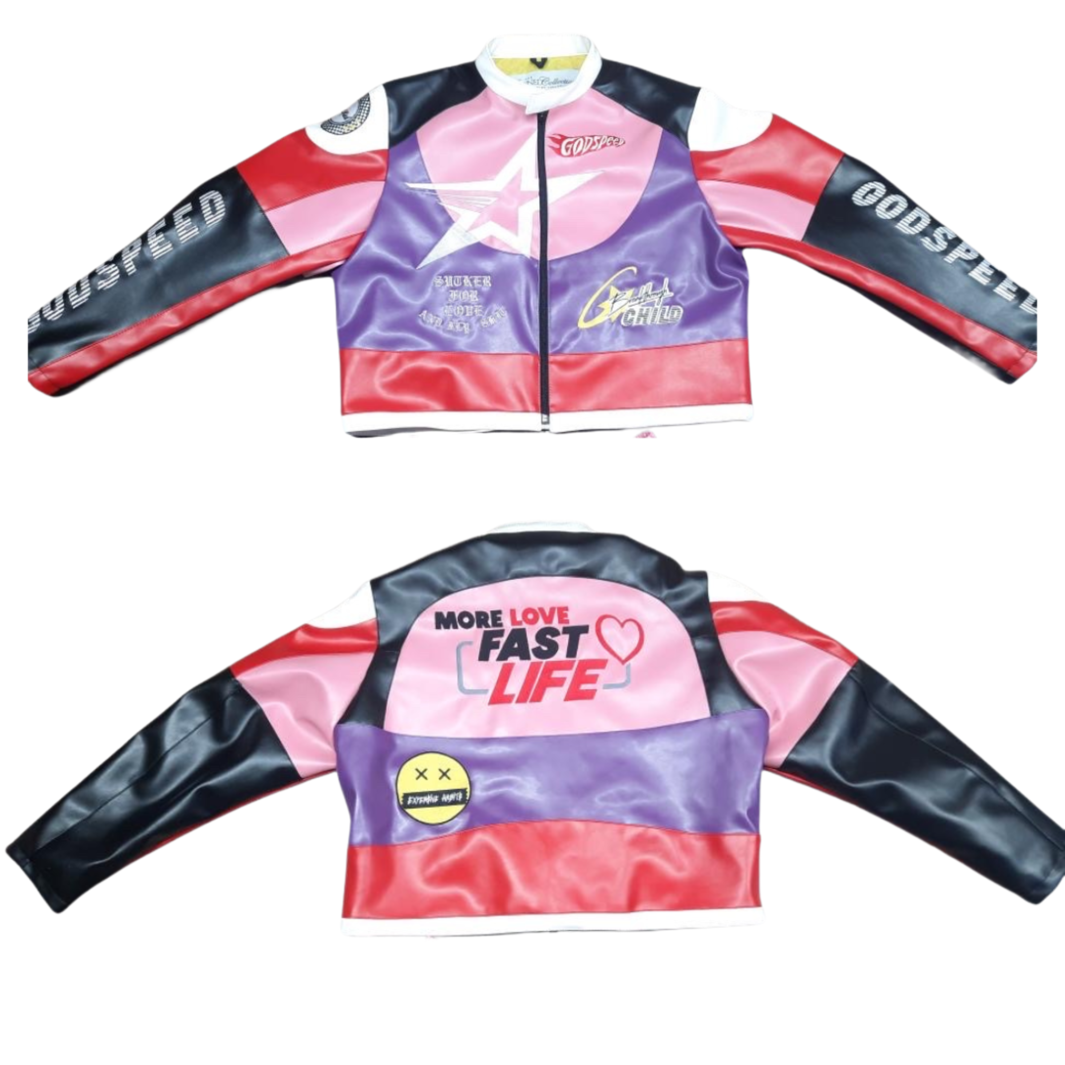 Hera Moto Jacket - PINK