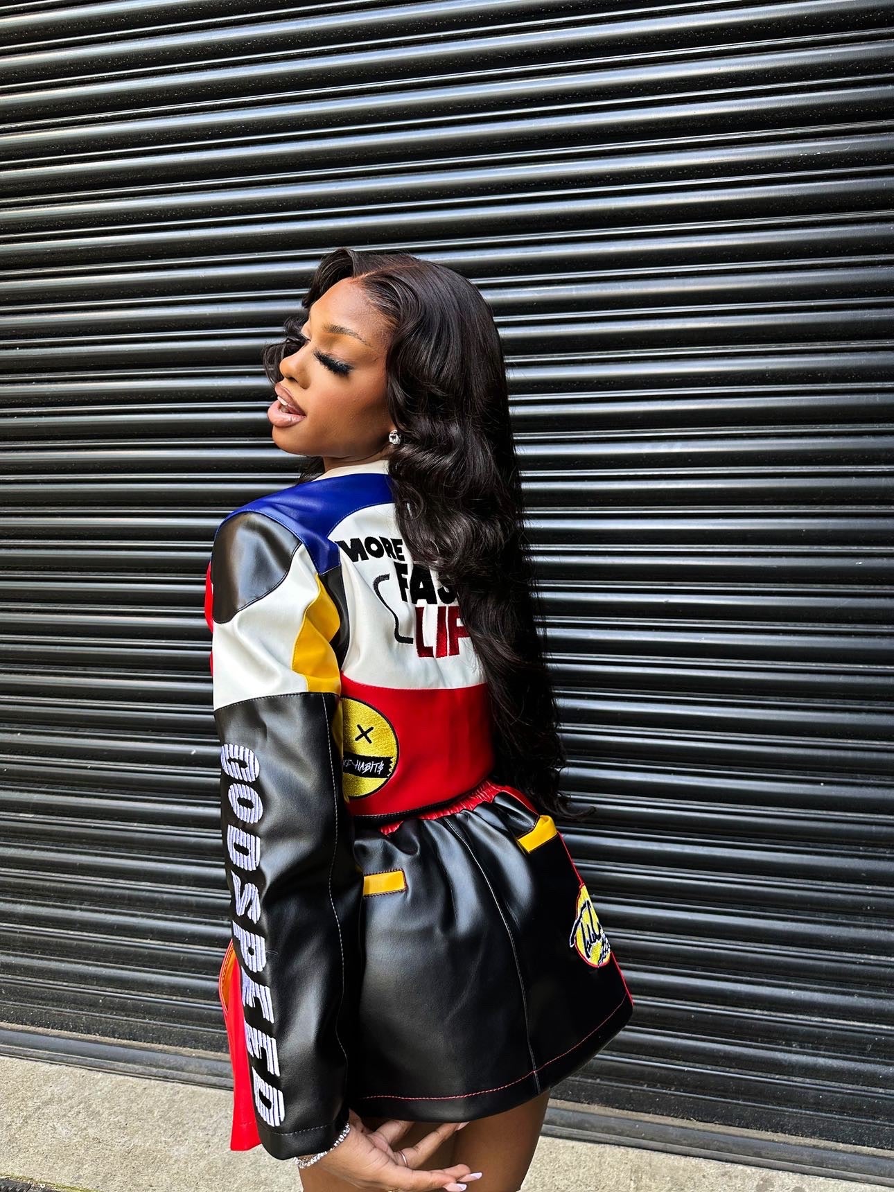 Hera Moto Skirt - RED