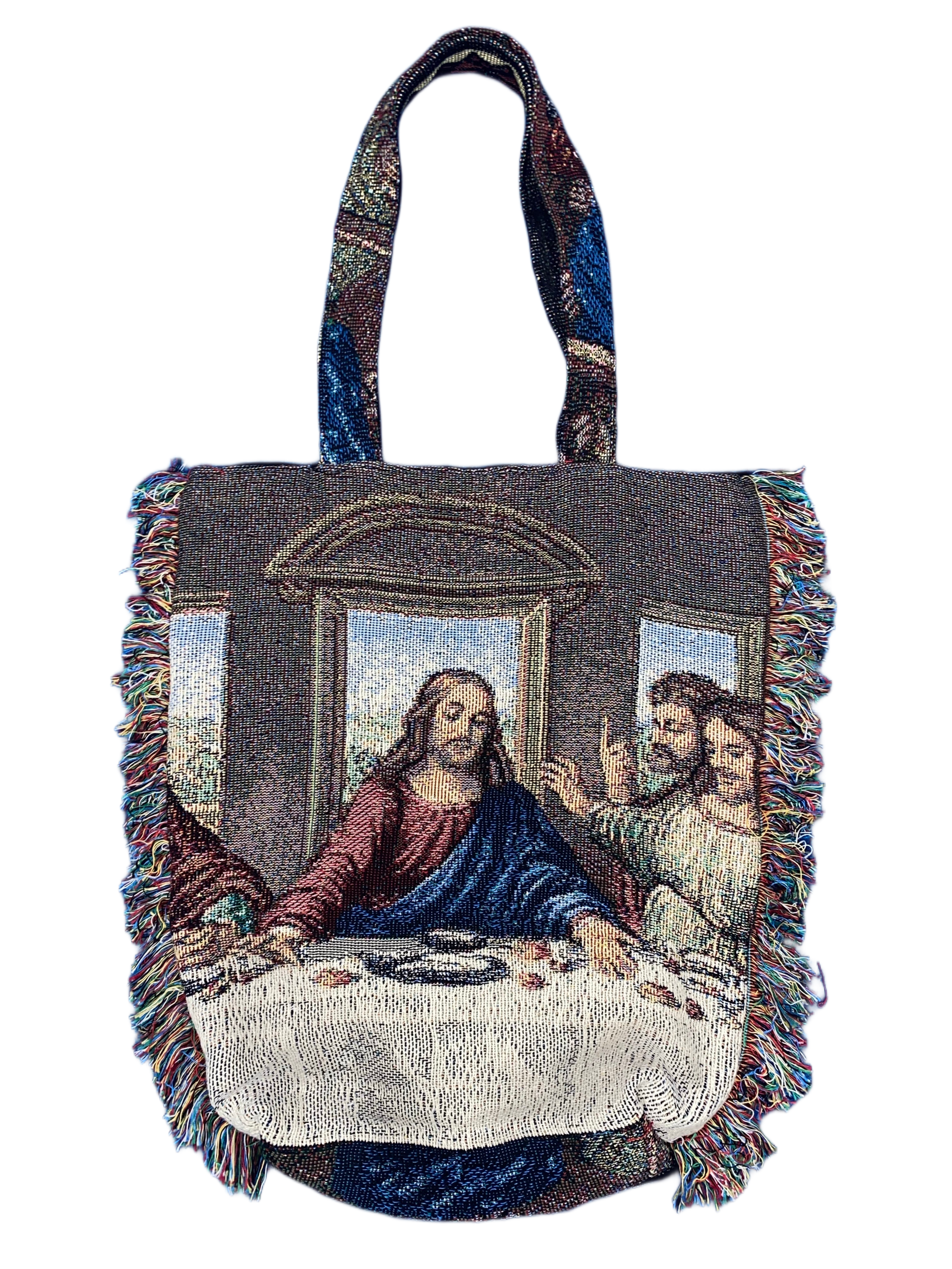 Break Bread Blanket Tote Bag