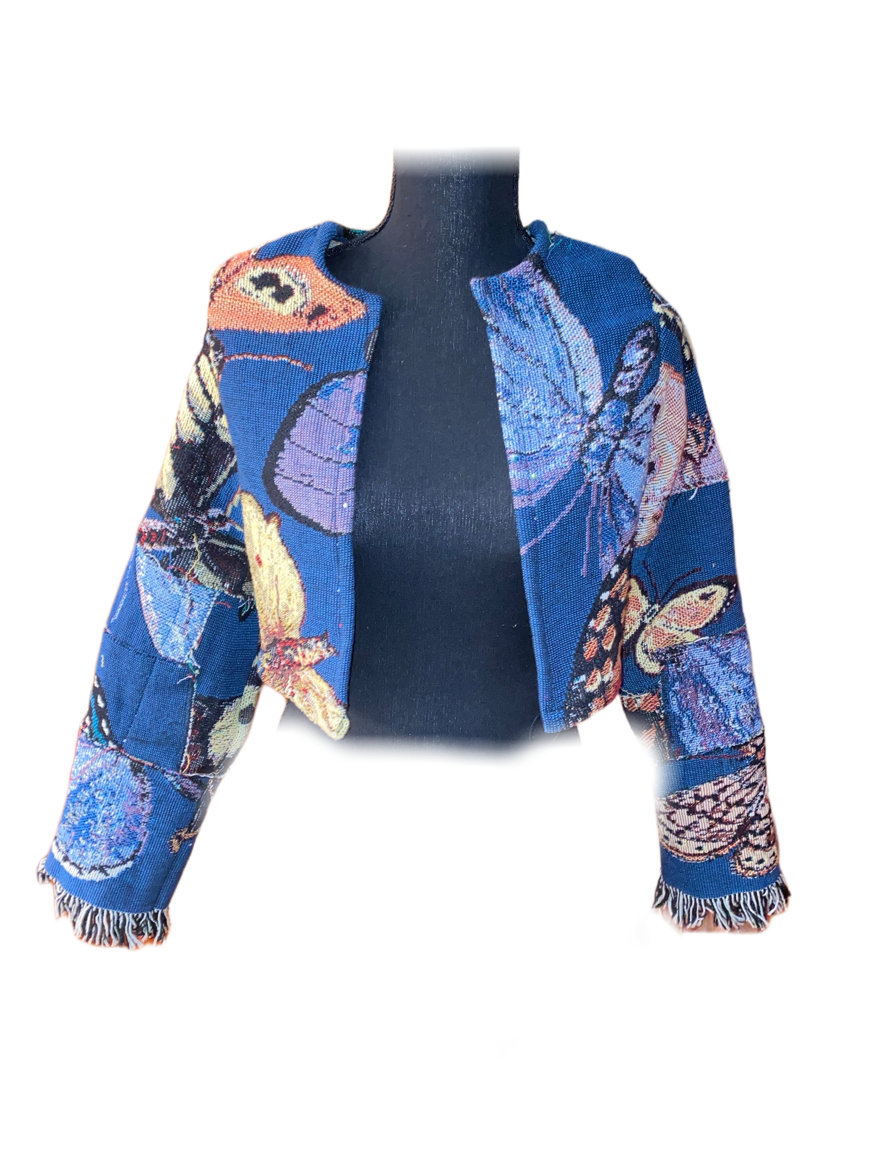 Butterfly Effect Patchwork Blanket Jacket