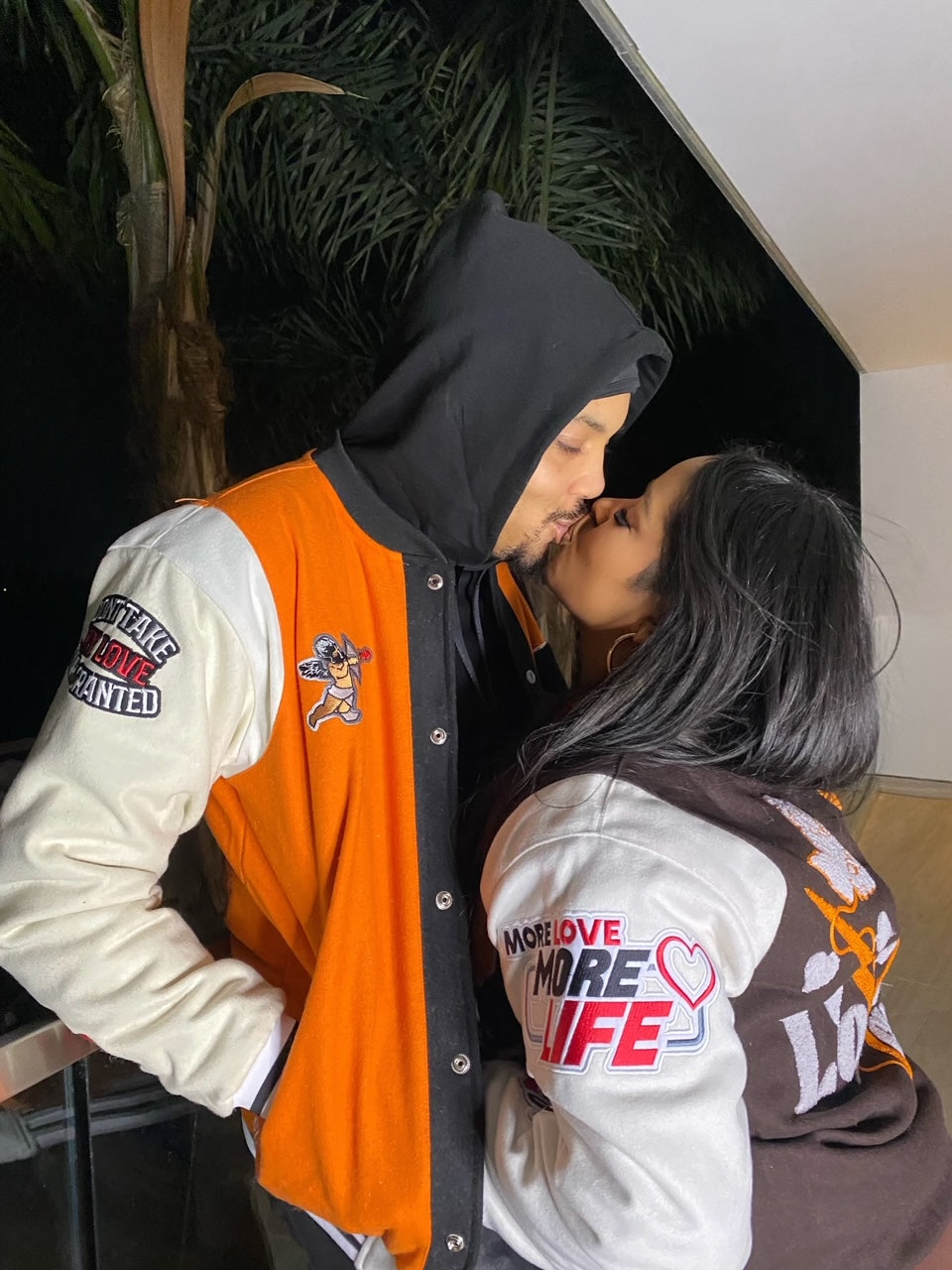 Lover Boy Varsity Jacket Orange