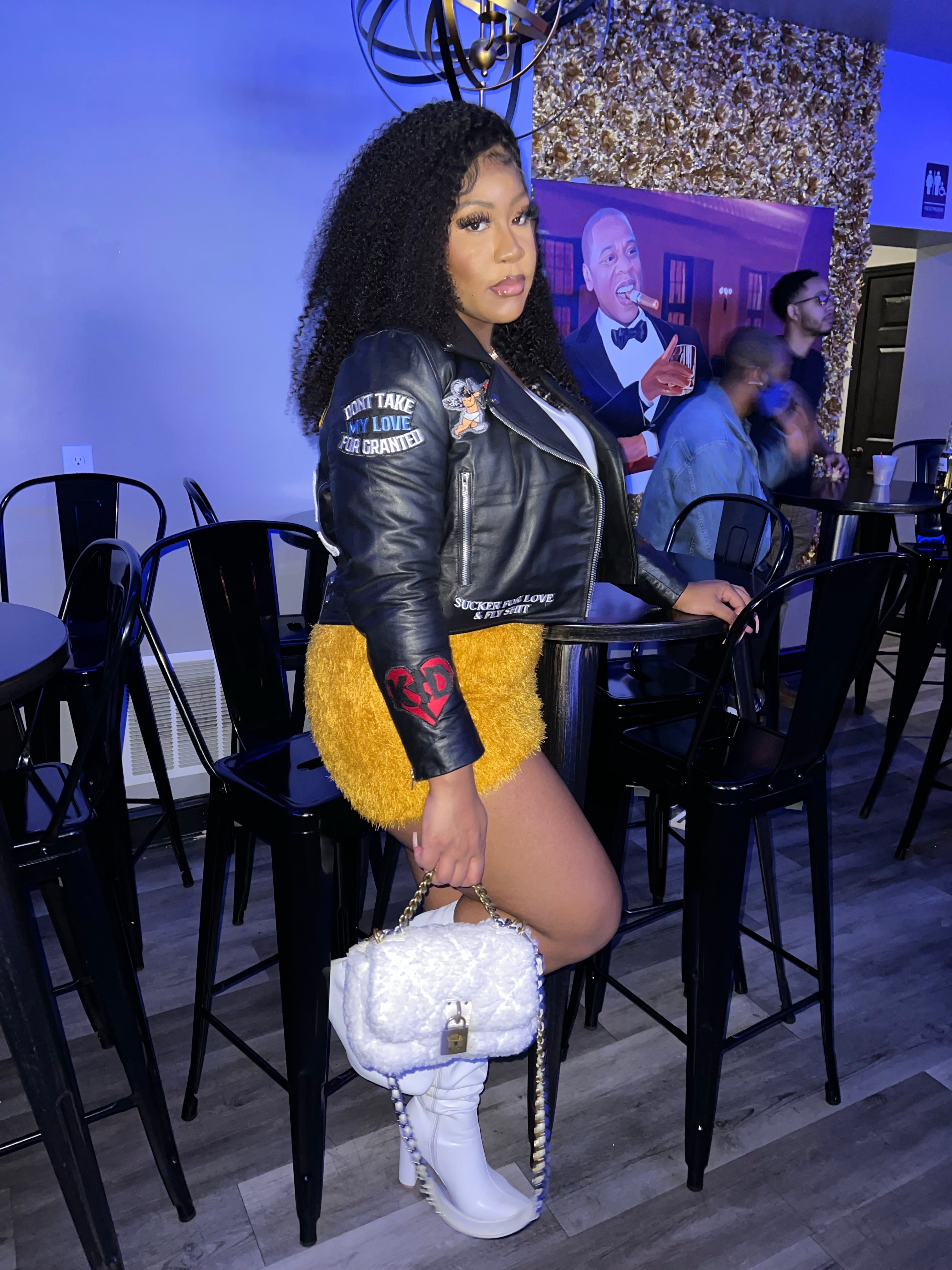 Exclusive Lover Girl Leather Jacket