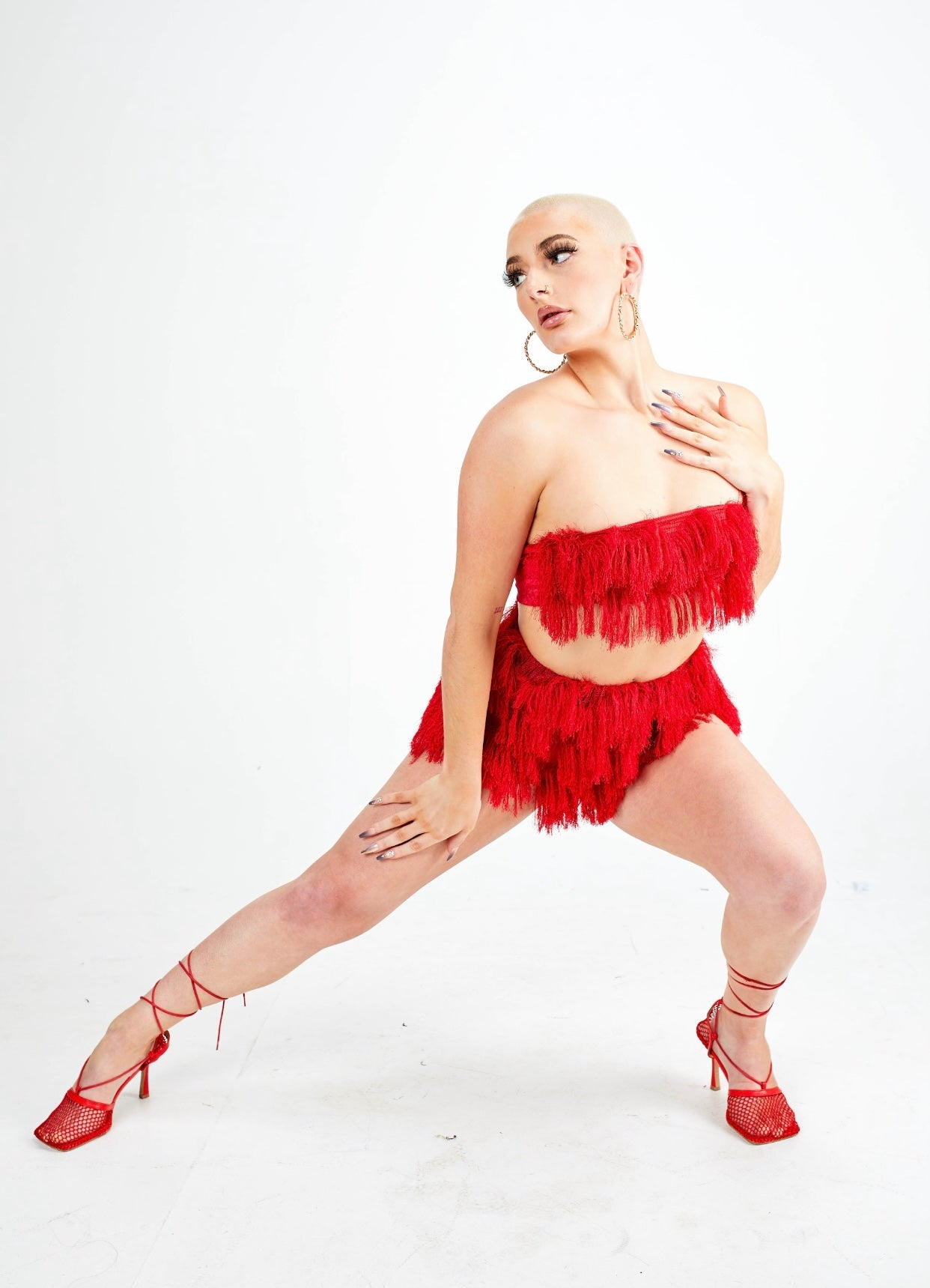 Hollywood Fringe Shorts Set