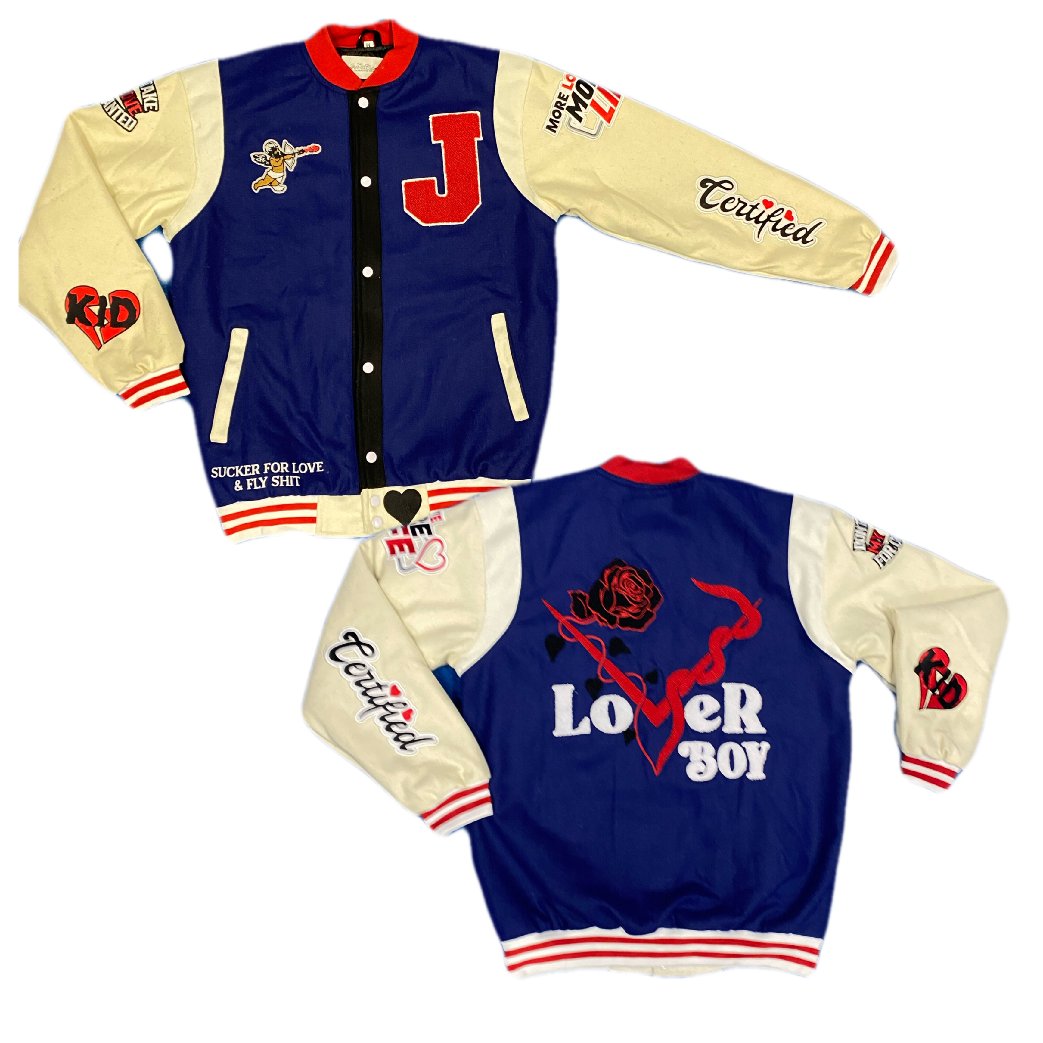 Lover Boy Varsity Jacket Blue