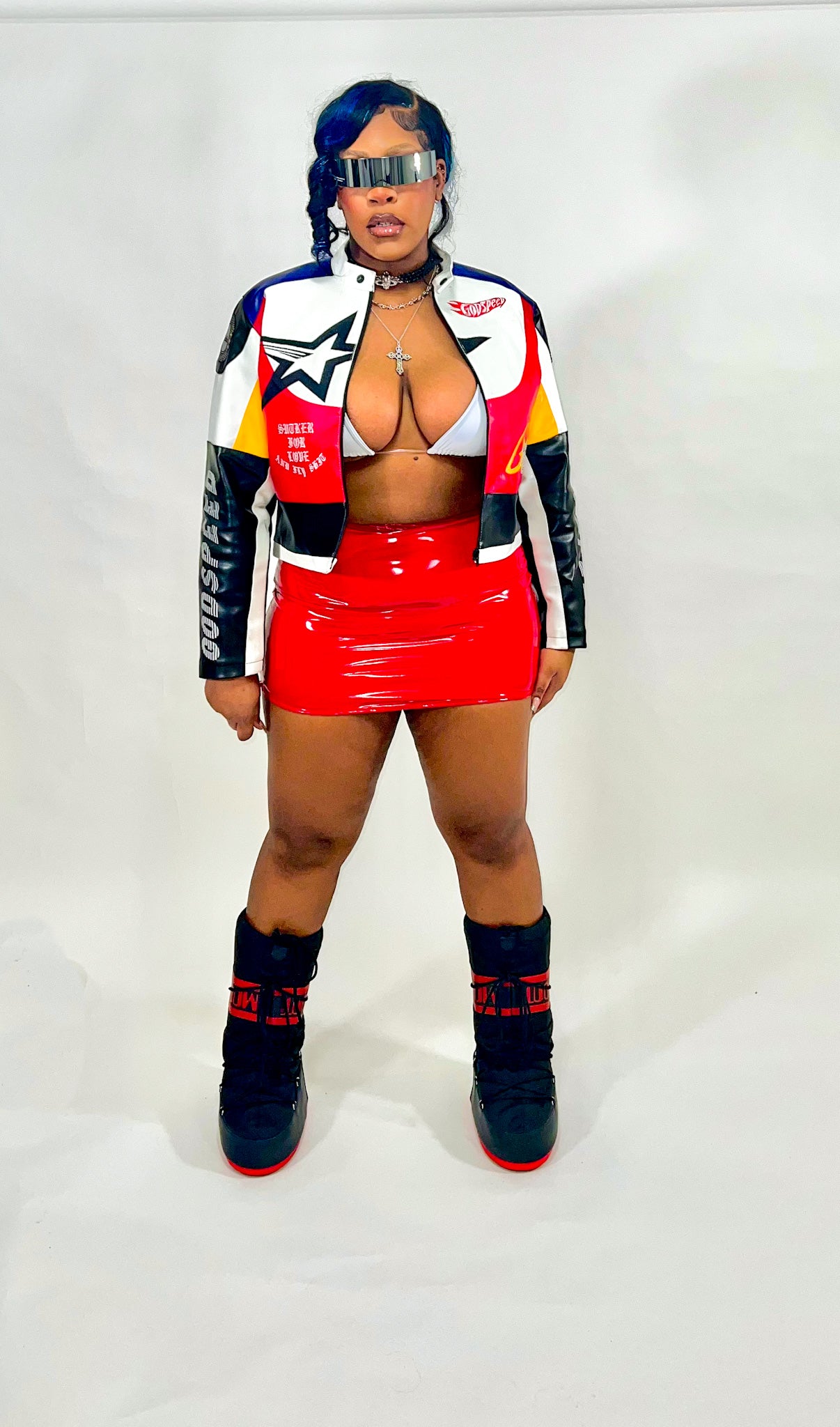 Hera Moto Jacket - RED