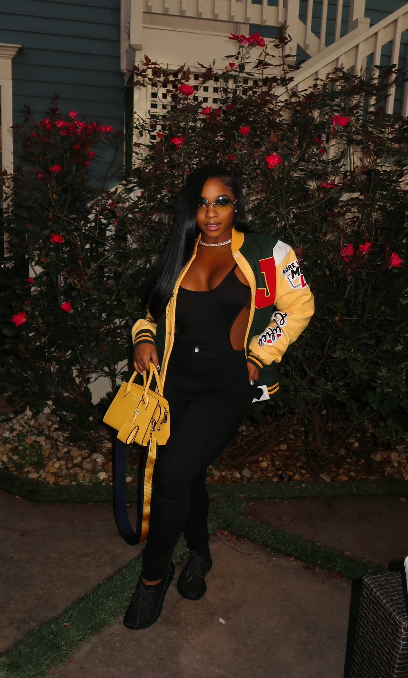 LIMITED EDITION Lover Girl Varsity Jacket Green