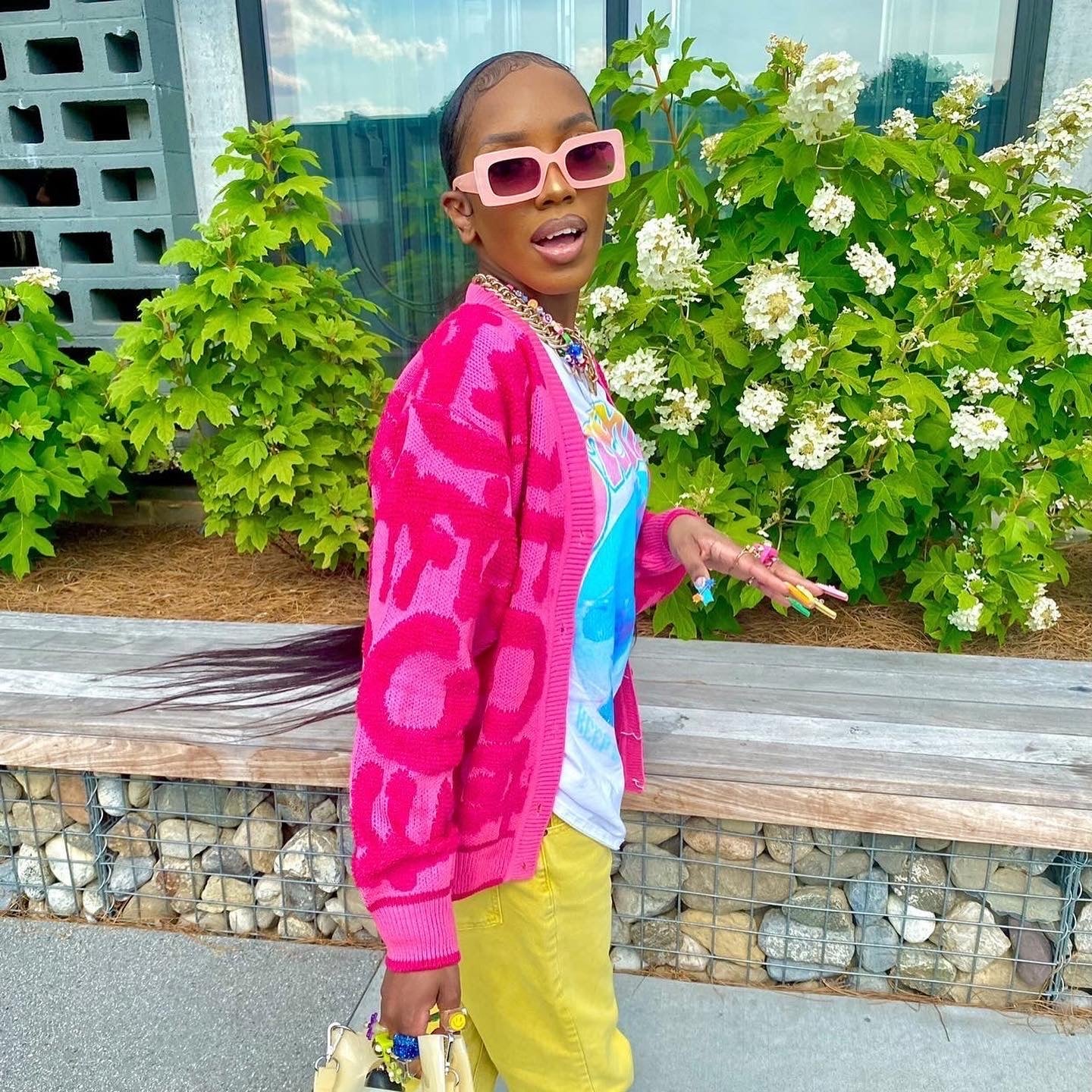Aubrey Cardigan - Pink
