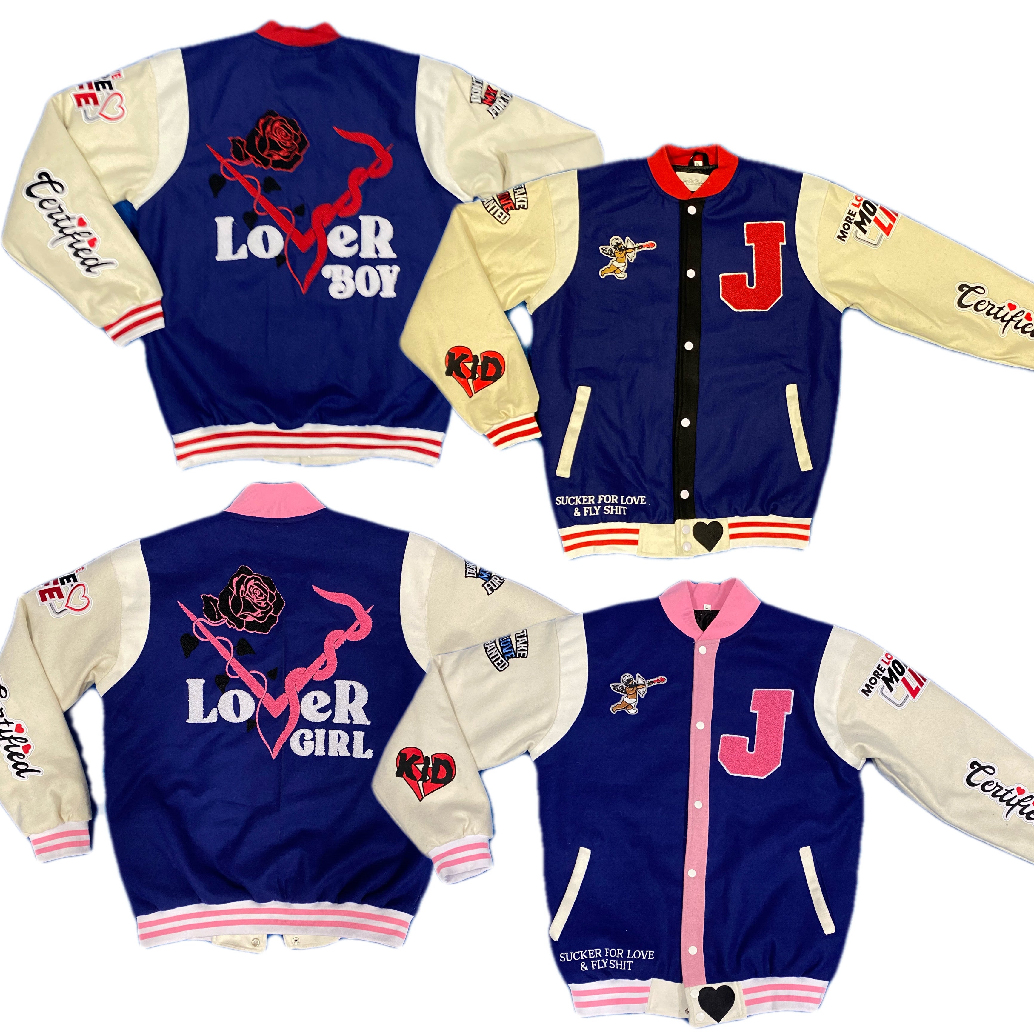 Lover Boy Varsity Jacket Blue