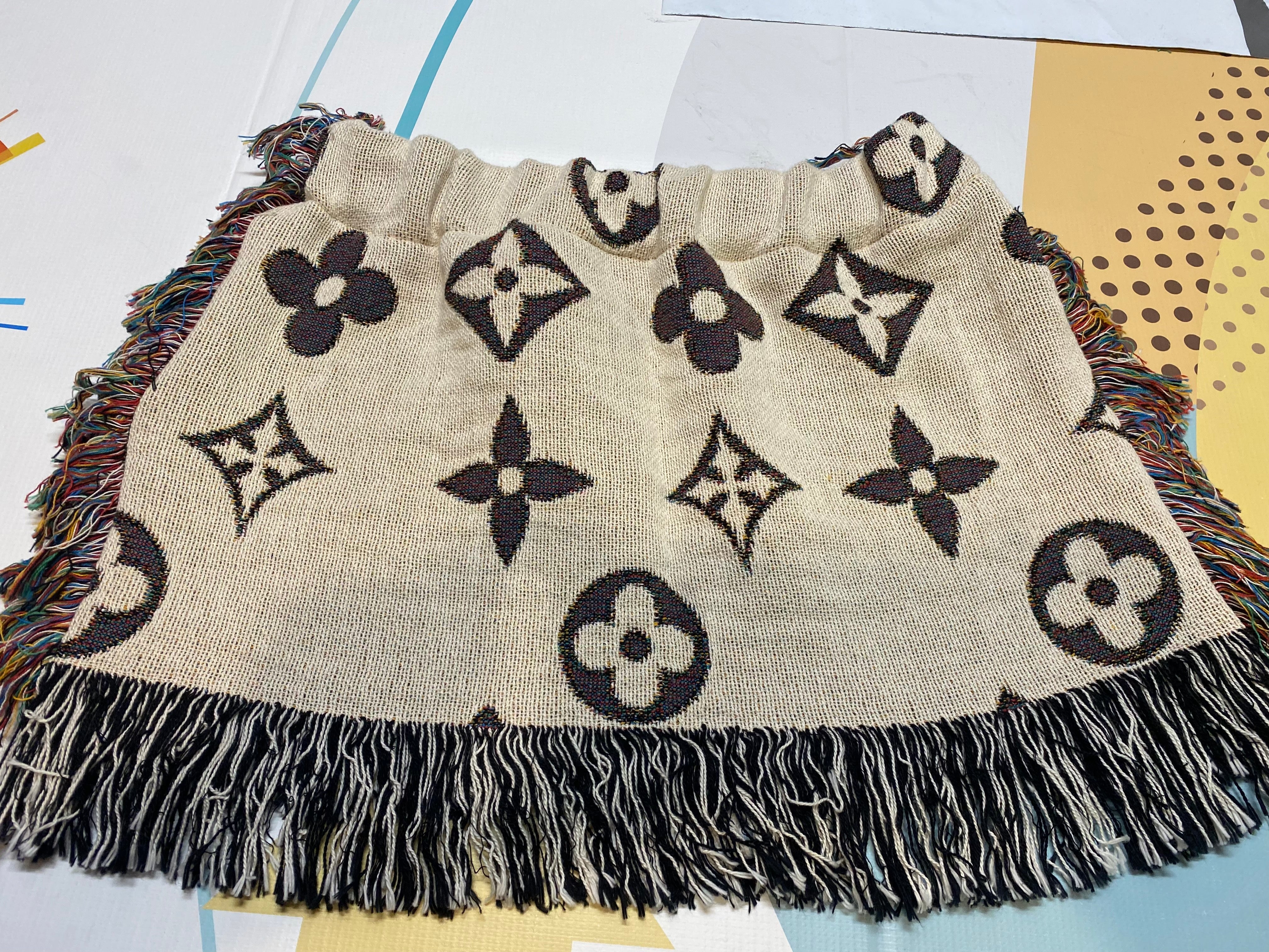 Exclusive Monogram Blanket Skirt