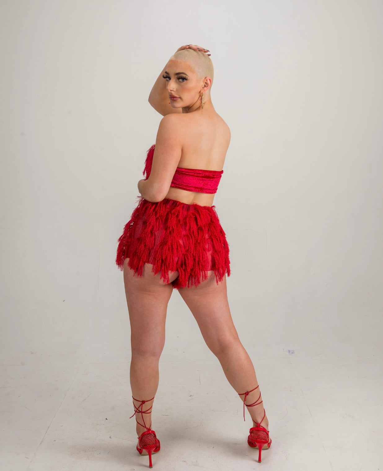 Hollywood Fringe Shorts Set