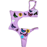 Be Free 3D Butterfly 1-Piece Swimsuit