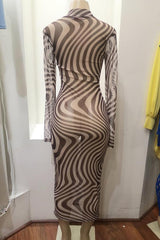 Drove You Crazy Mesh Dress
