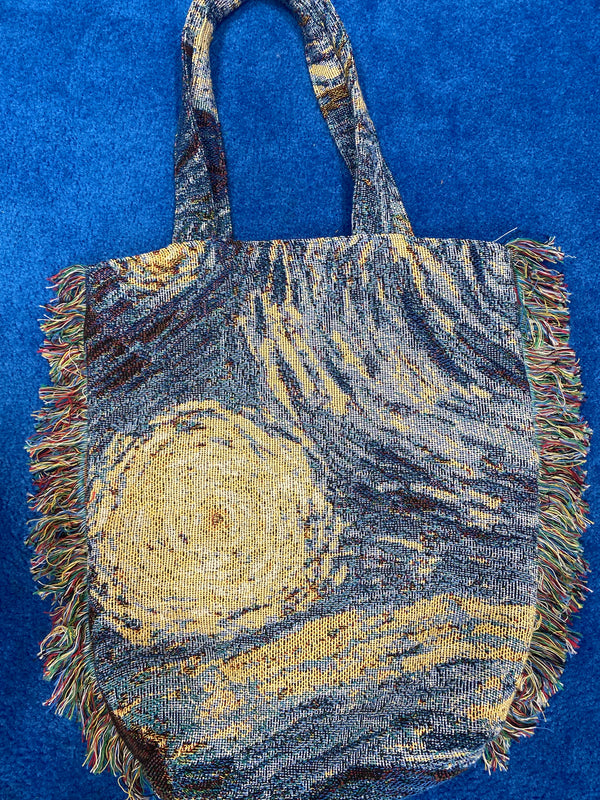 Starry Night Blanket Tote Bag