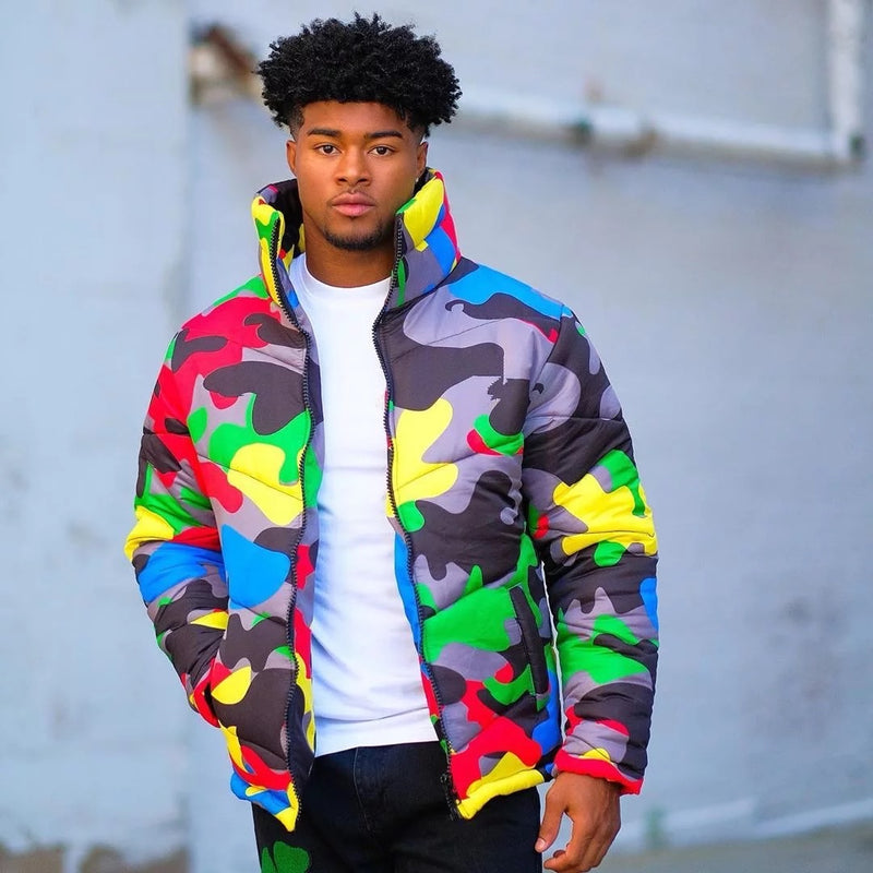 Fall In Camo Windbreaker