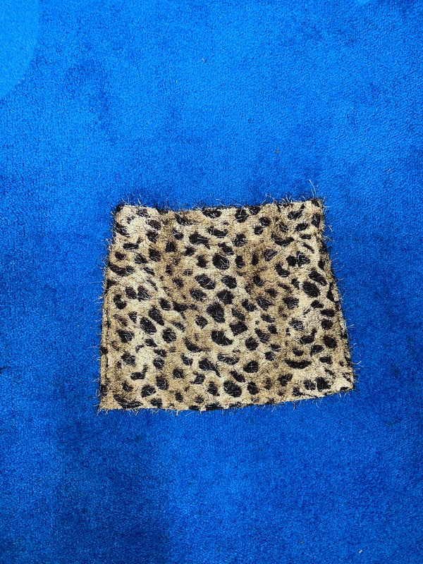 Shaggy Cheetah Mini Skirt
