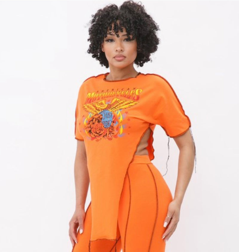 Riding Dirty Contoured Graphic Tee